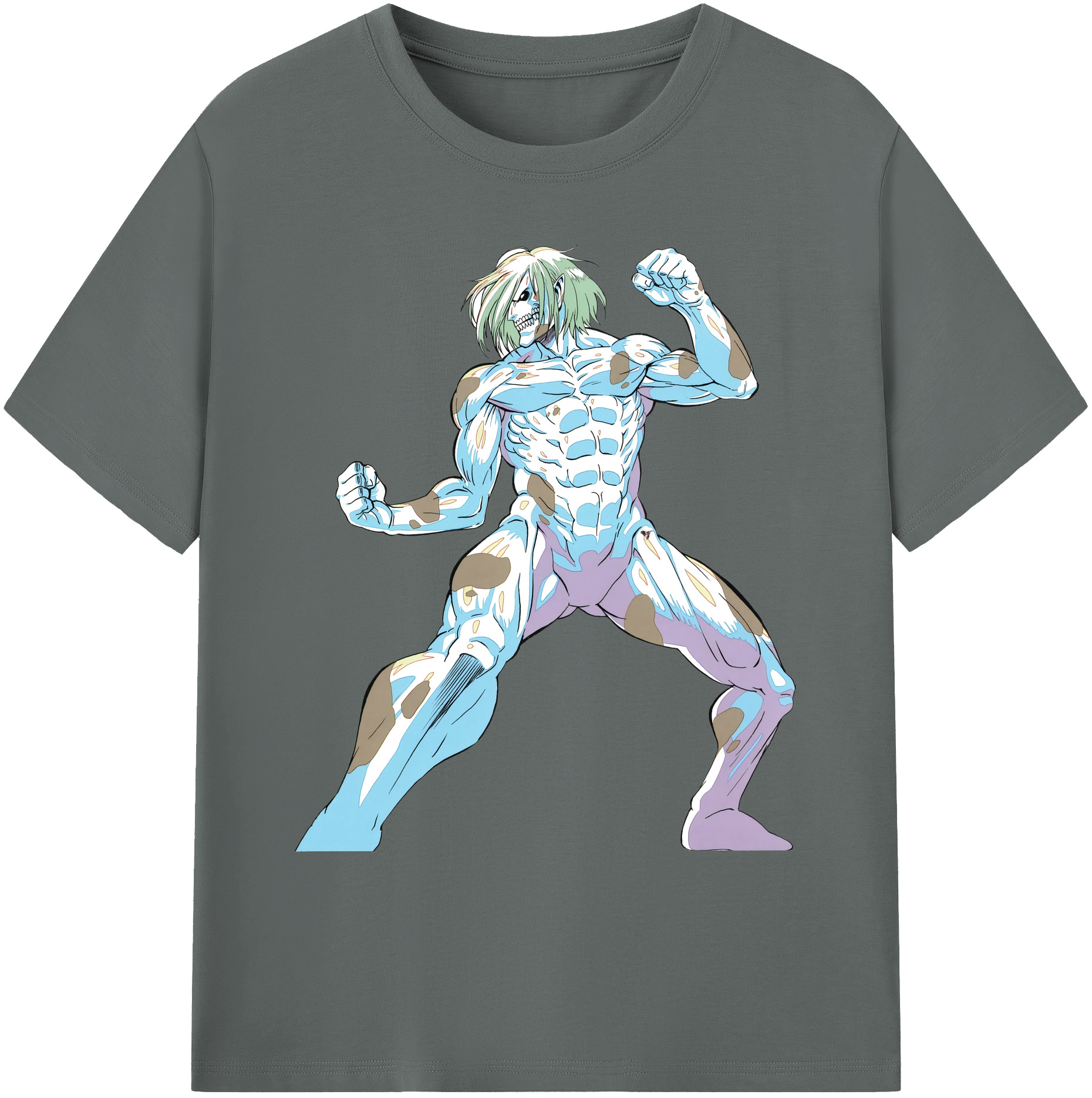 （画像用） 進撃の巨人 Attack on Titan 綿100％ メンズ半袖Tシャツ｜肌触りやわらか＆通気性